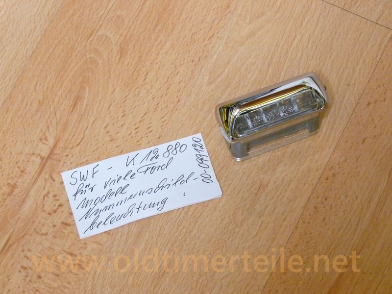 Nummernschildbeleuchtung
