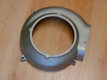 Blower cover, without repaired windings for excenter sheet 
