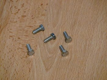Hex screw M5x12 DIN 933 8.8 zink plated