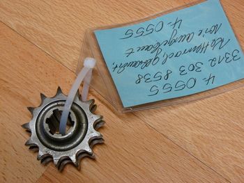 Sprocket wheel, used
