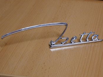 Script nameplate "Isetta"