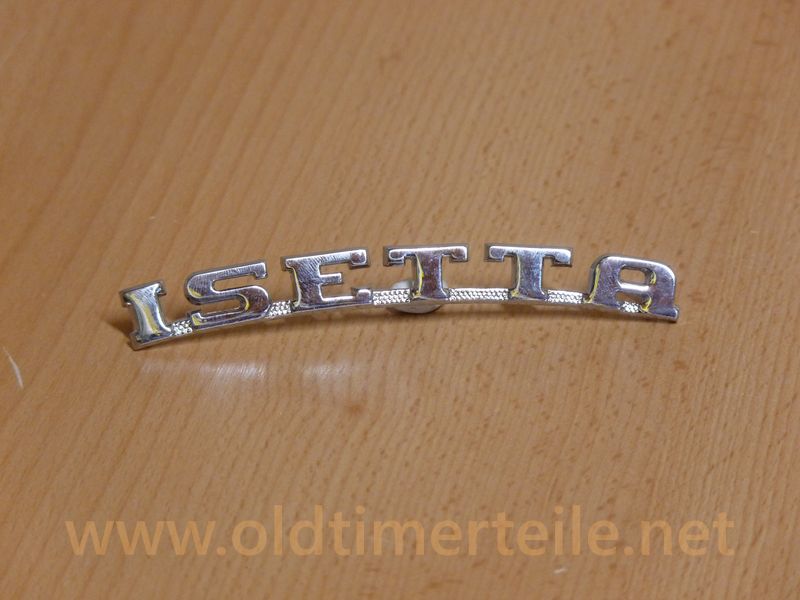 Schriftzug "Isetta"