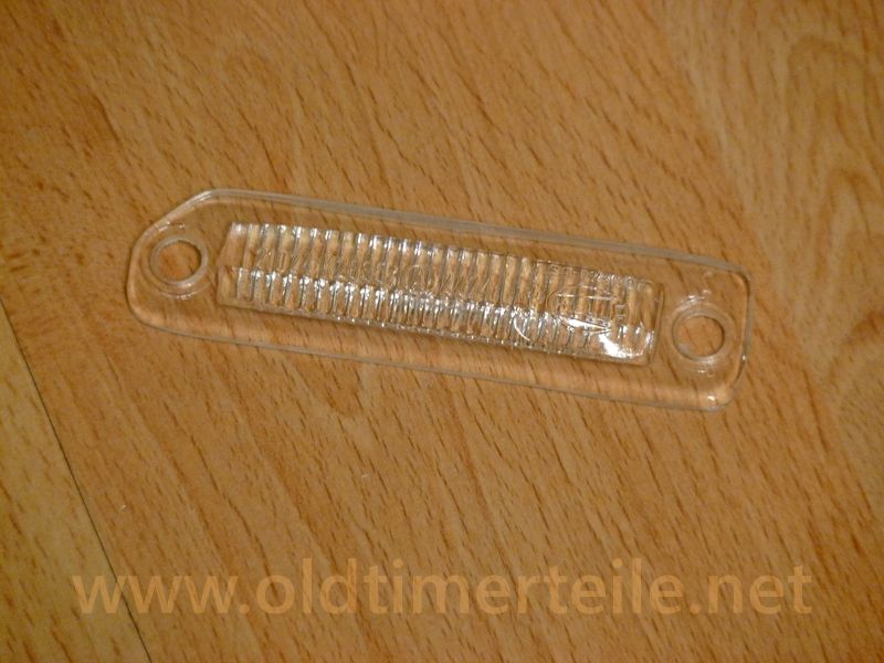Kennzeichenfensterglas