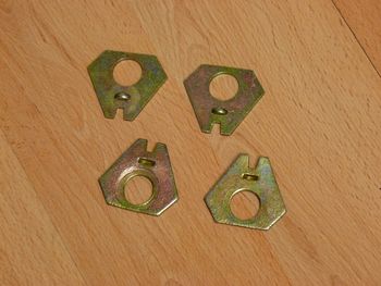 Spring fastener plate, used