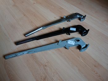 Hand brake lever, used