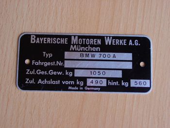 Name plate