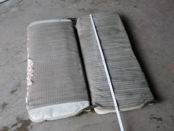 Piezas del asiento trasero